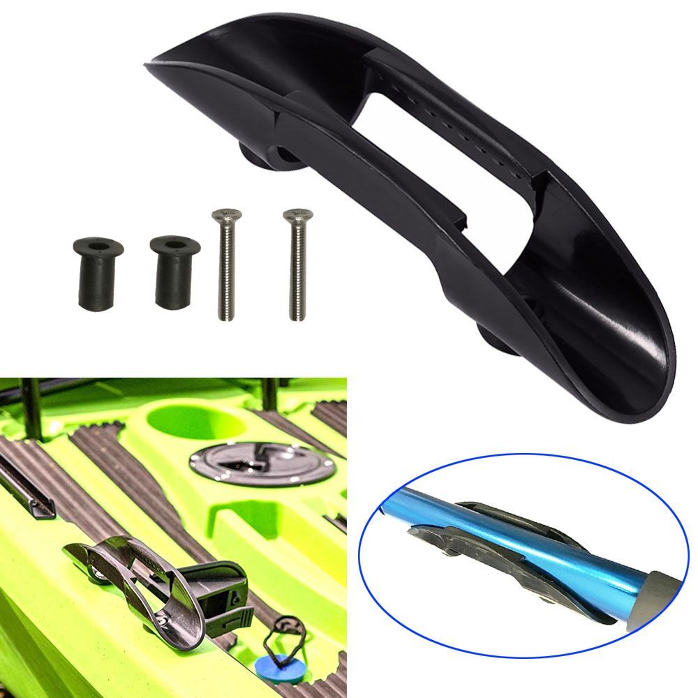 Black Canoe Boat Deck Mount Ma - Fishing Kayak Paddle ulasan dan harga