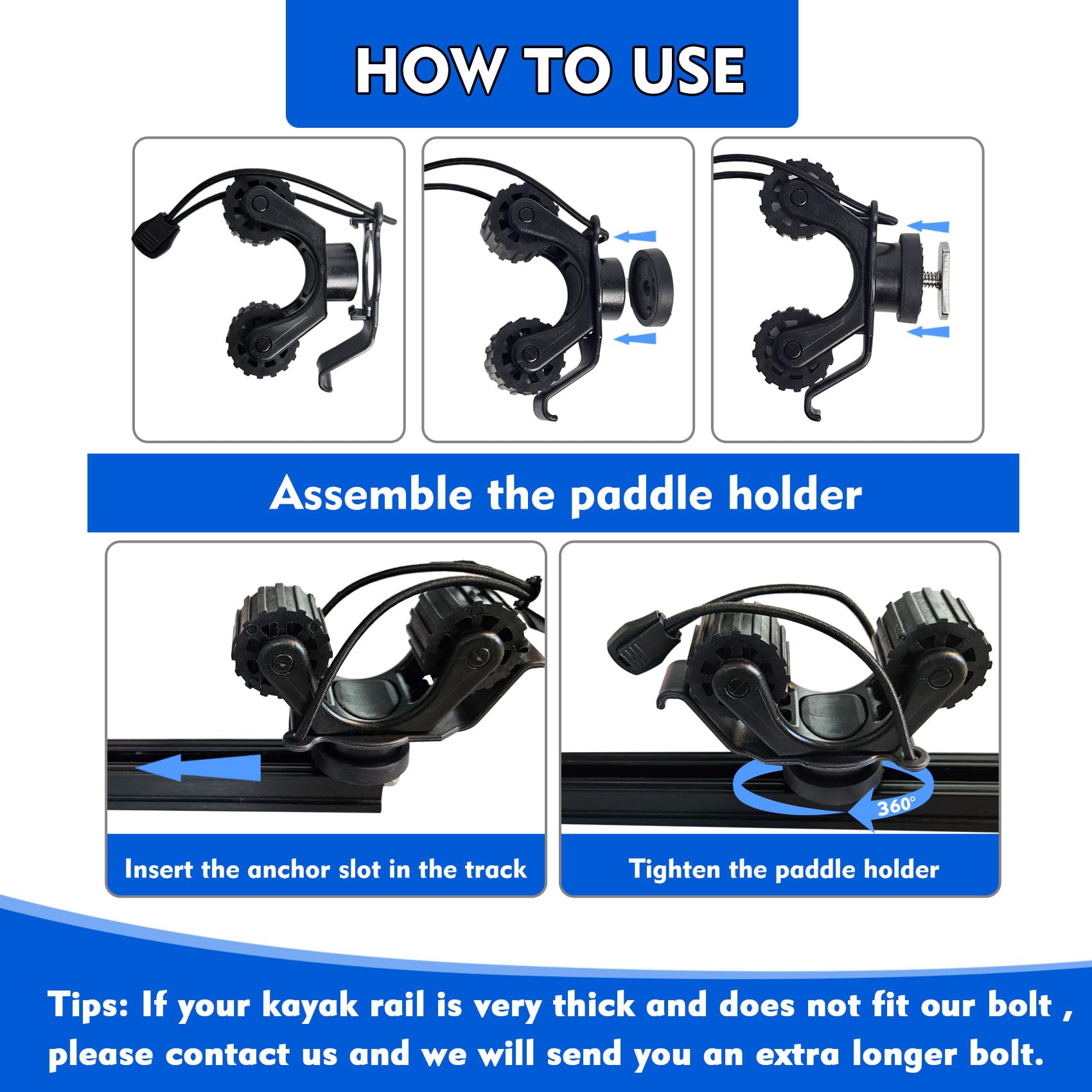 Kayak Rail Paddle Holder Kayak - Fishing Kayak Rod Holder ulasan dan harga