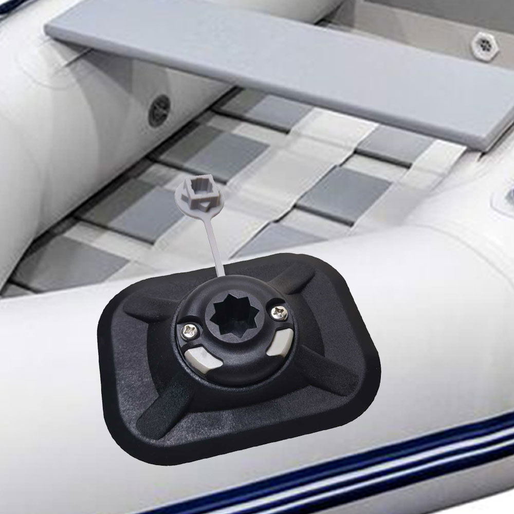 Inflatable PVC Boat Watercraft - Fishing Kayak Cart ulasan dan harga